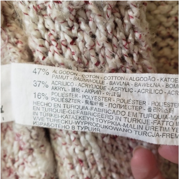 Zara fringe cardigan Sz L - Picture 3 of 6